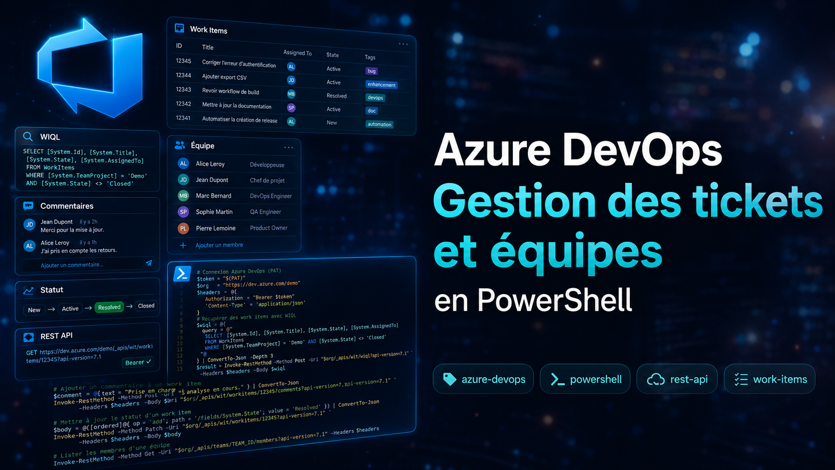 Automatiser Azure DevOps avec PowerShell