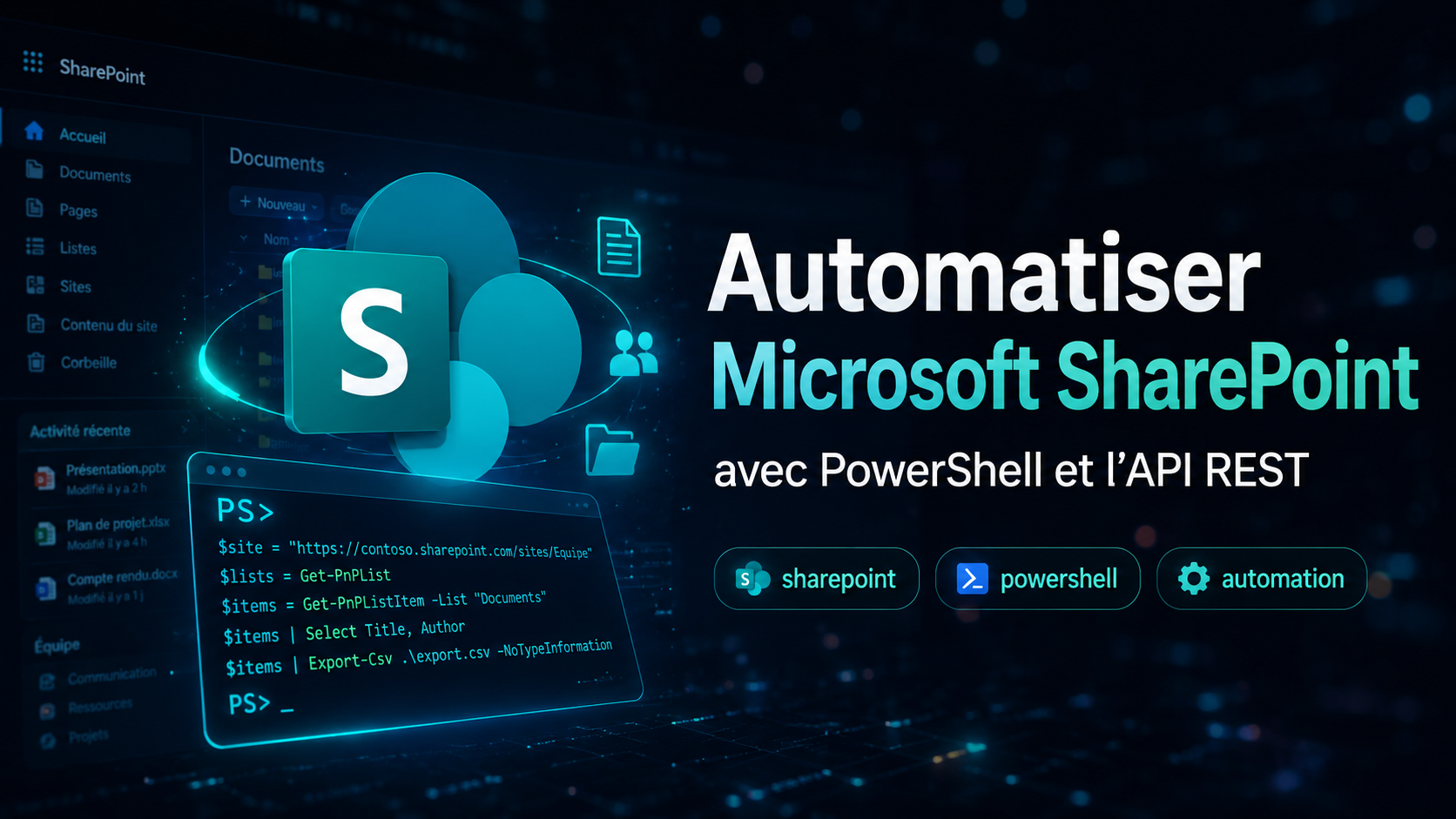 SharePoint + PowerShell + Microsoft Graph
